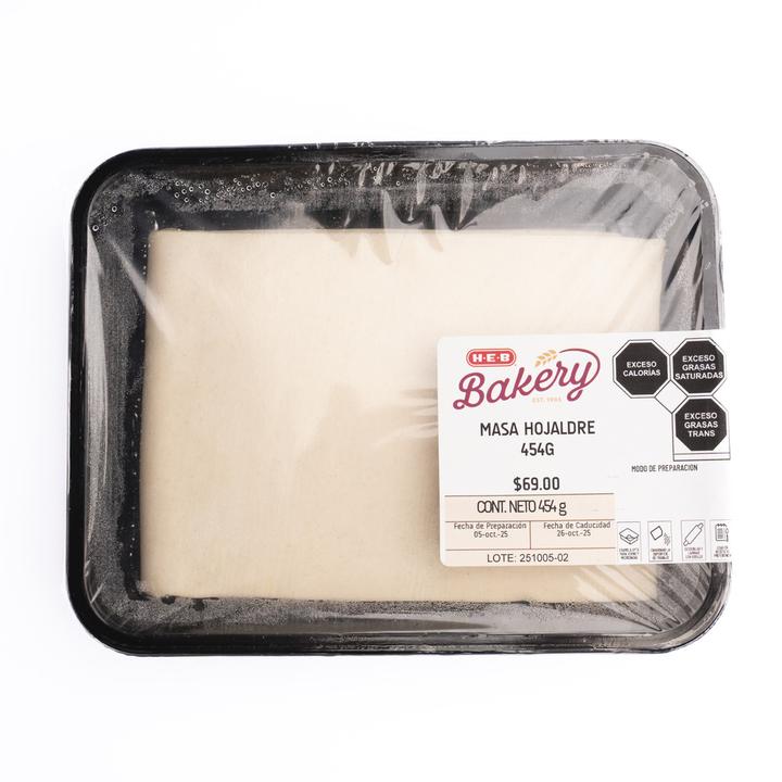 Heb Bakery Masa Hojaldre 454 G
