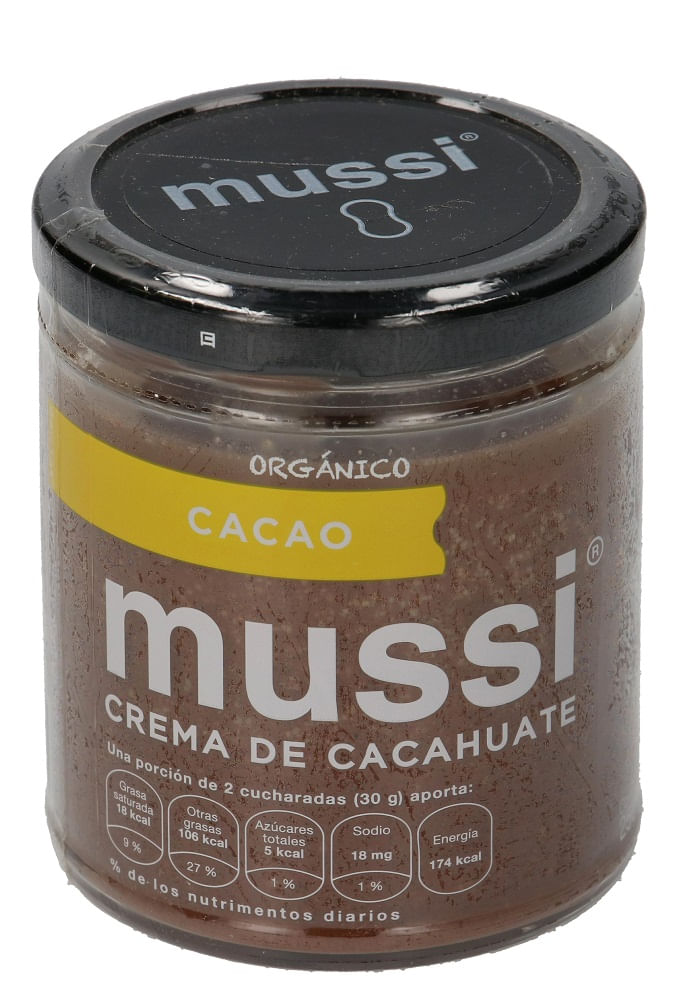Mussi Crema De Cacahuate Cacao 250 G