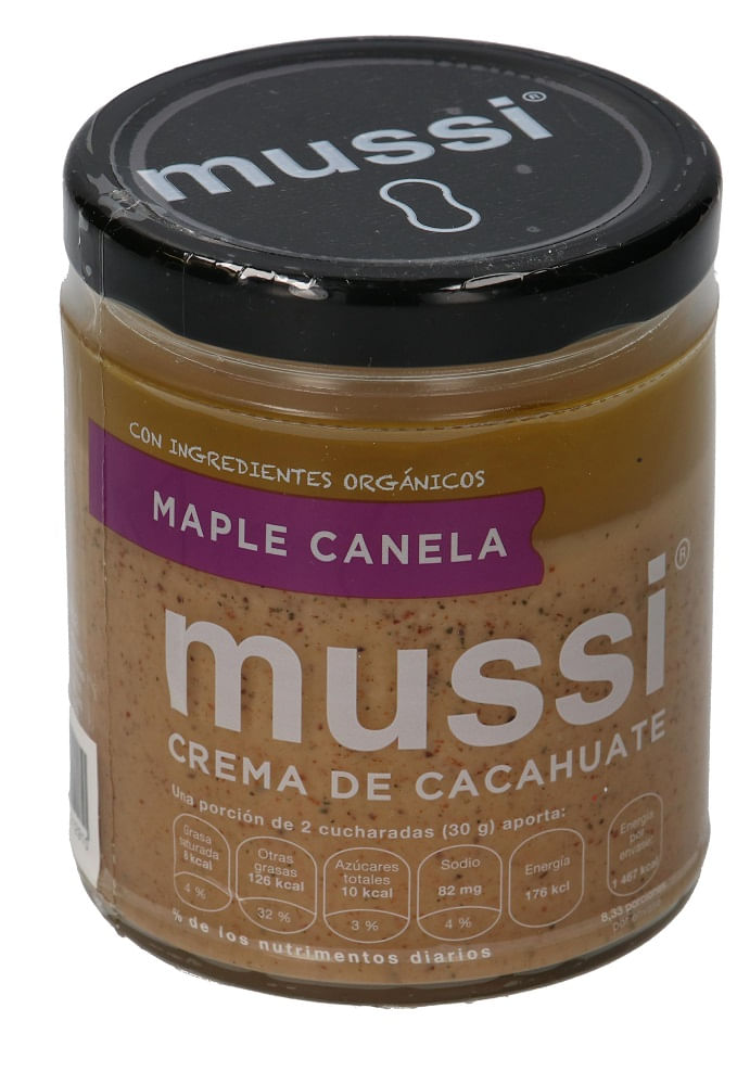 Mussi Crema De Cacahuate Maple Canela 250 G