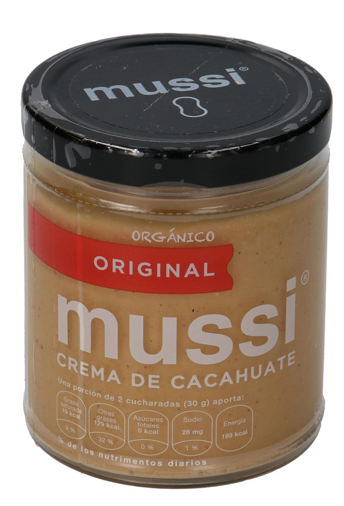 Mussi Crema De Cacahuate Original 250 G