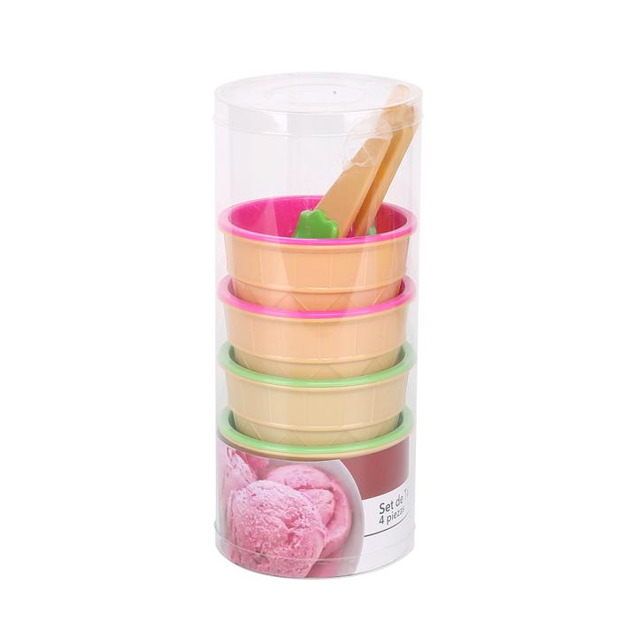 Set De Tazones 4 Piezas 1 Pz