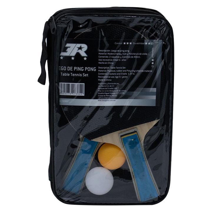 Juego De Ping Pong 2 Raquetas Y 2 Pelotas 1 Pz