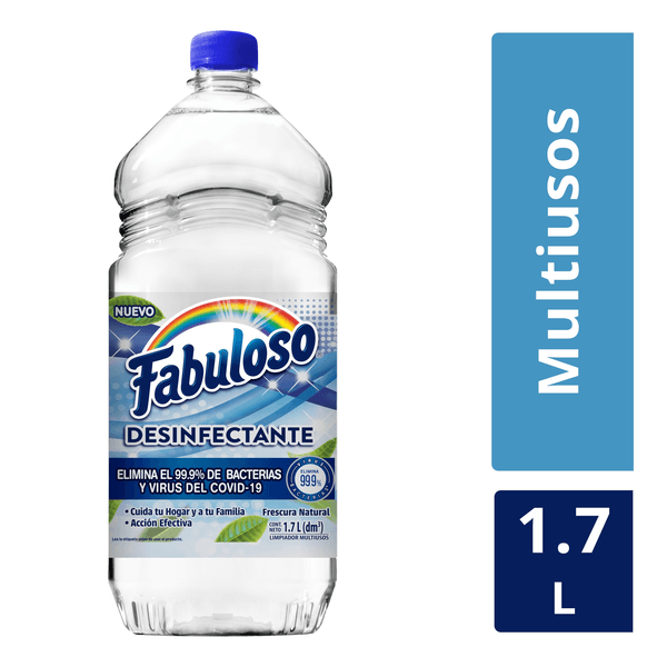 Fabuloso Limpiador Multiusos Desinfectante Frescura 1.7 L