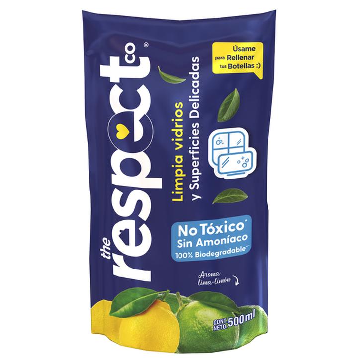 Limpiador De Vidrios Y Superficies Lima Limón 500 Ml