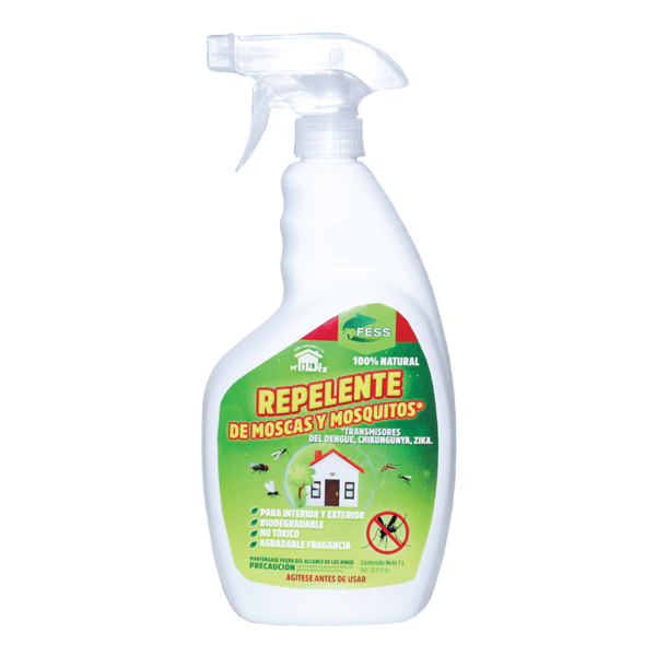 Repelente Natural Fess Moscas Y Mosquitos 1 L