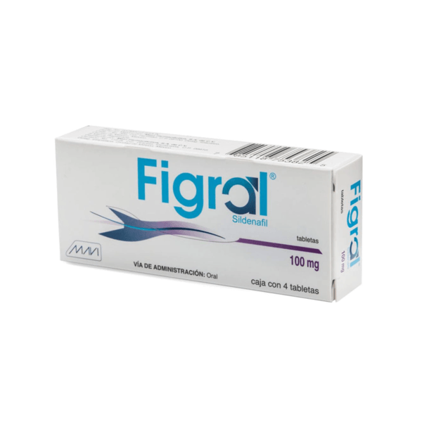 Figral 100mg 4 Tab Sildenafil Gen 4 Pz