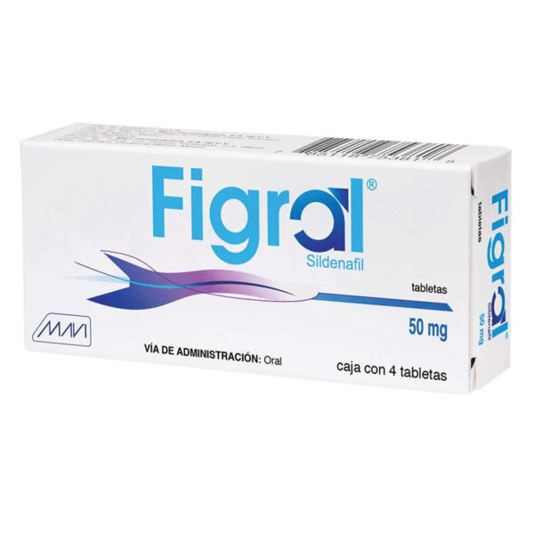 Figral 50mg 4 Tab Sildenafil Gen 4 Pz