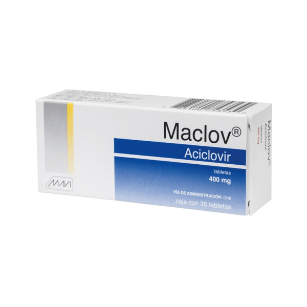 Maclov 400mg 35 Tab Aciclovir Gen 35 Pz