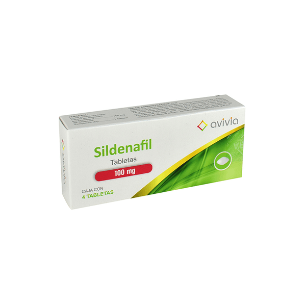Sildenafil 100mg 4 Tab Gen 4 Pz