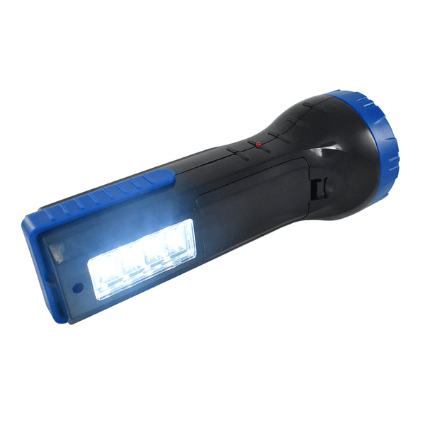 Linterna Recargable Solar Dc Ls 350 Azul 1 Pz