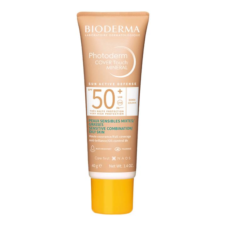 Bioderma Photoderm Cover Touch Fps 50+ Protector Solar Tono Dorado 40 Ml