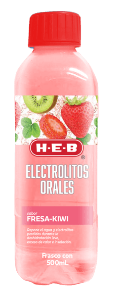 Heb Electrolitos Orales Sabor Fresa-Kiwi 500 Ml
