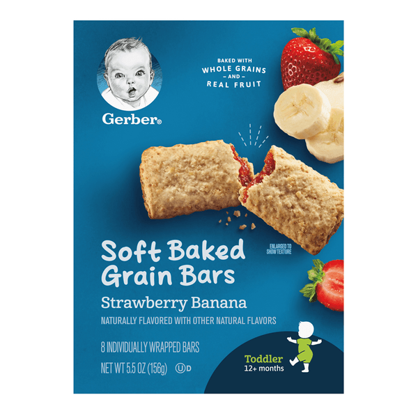 Barra De Cereal Infantil Platano Fresa 156 G