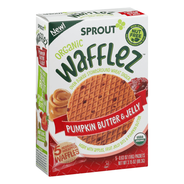 Sprout Wafflez Calabaza Y Mermelada 89.3 G