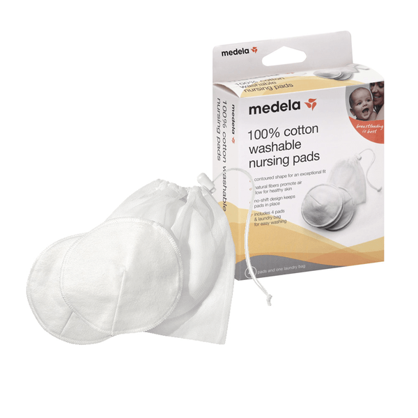 Almohadillas De Lactancia Lavables Reutilizables 4 Pz