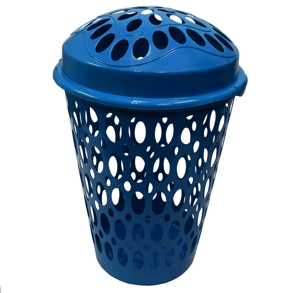 Cesto Girasol Con Tapa Azul 1 Pz
