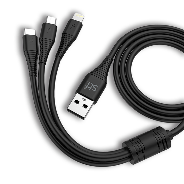 Cable 3 En 1 1.5m 1 Pz