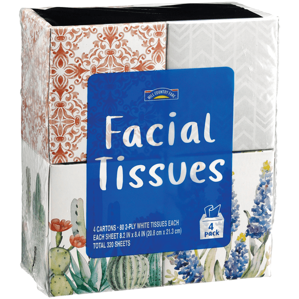 Hcf Pañuelos Faciales Desechables Cubo 320 Pz