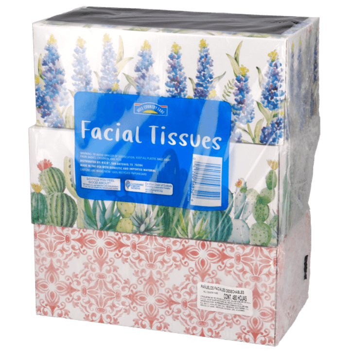 Hcf Pañuelos Faciales Desechables Flat 480 Pz
