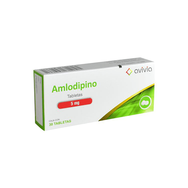 Amlodipino Avivi 5mg 30 Tab Gen 1 Pz