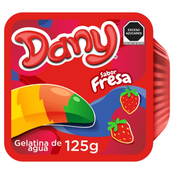 Dany Gelatina Sabor Fresa 125 G