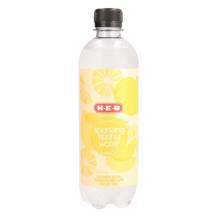 Agua Manantial Carbonatada Sabor Limón 355 Ml