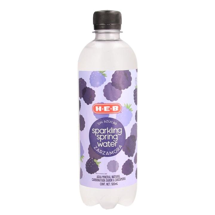 Agua Mineral Carbonatada Sabor Zarzamora 355 Ml