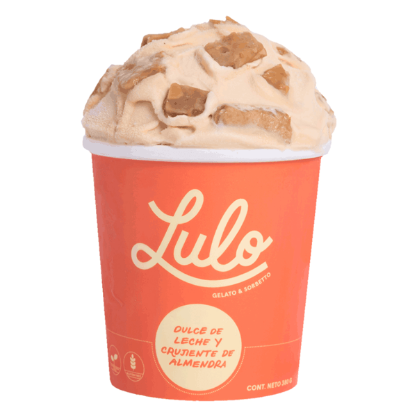 Gelato De Dulce De Leche Y Crujiente De Almendra 473 Ml