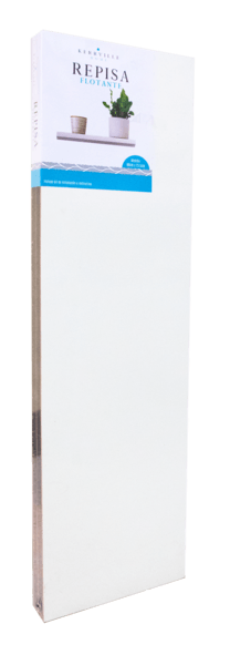 Repisa Flotante Blanca 80cm 1 Pz