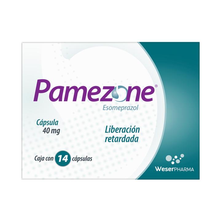 Pamezone Esomeprazol 40 Mg 14 Cápsulas