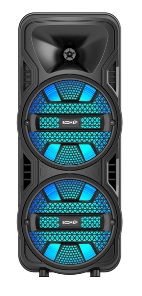 Bocina Doble De 8 Pulgadas Mod Boom-12 1 Pz