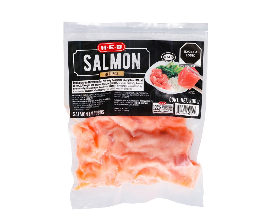 Heb Cubos De Salmon 200 G