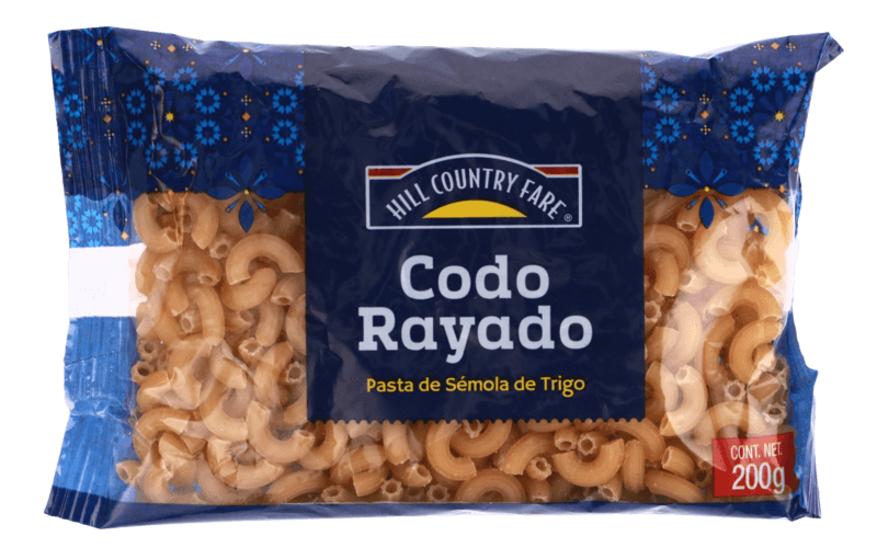 Hcf Pasta Codo Rayado 200 G