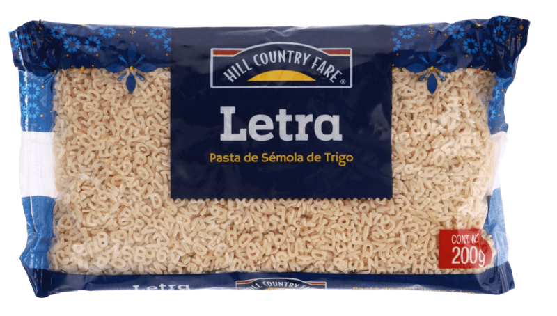 Hcf Pasta Letra 200 G