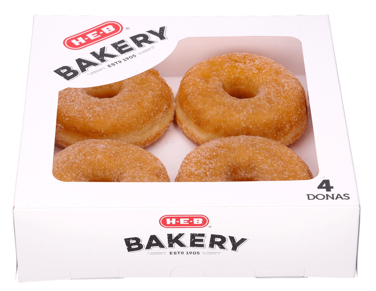 Donas De Azúcar Con 4 Pz