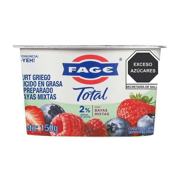 Fage Yogurt Griego De Frutos Rojos 2% Grasa 150 G