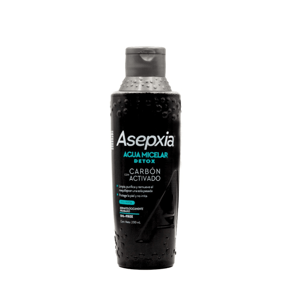 Asepxia Agua Micelar Carbón Activado 200 Ml