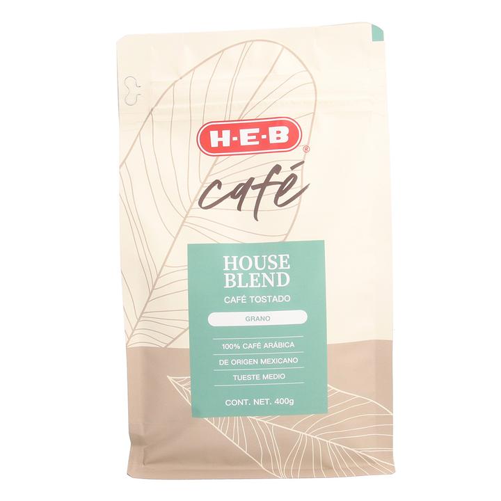 Heb Café En Grano House Blend Tueste Medio 400 G