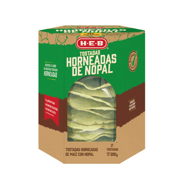 Heb Tostada Horneada Con Nopal 200 G