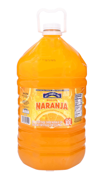 Hcf Agua Saborizada Bidon Naranja 10 L