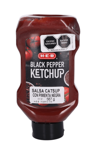 Heb Catsup Con Pimienta Negra 567 G