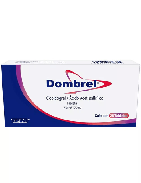 Dombrel 75/100 Mg 28 Tab Clopidogrel 28 Pz