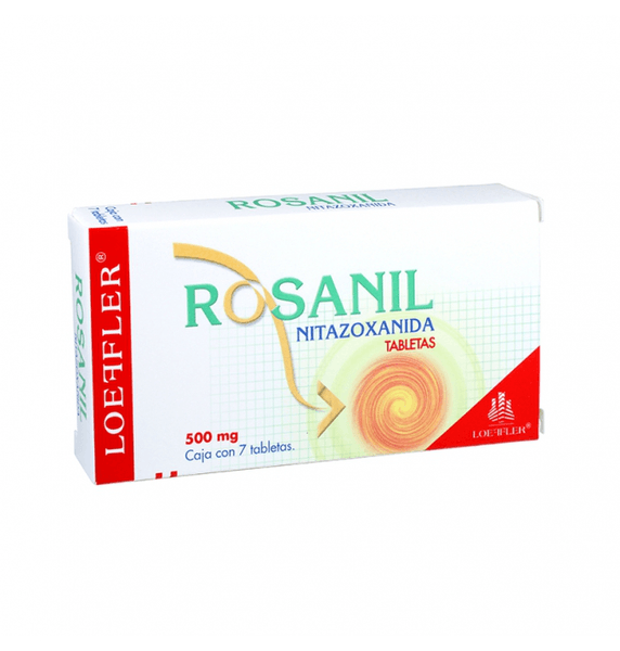 Rosanil 500mg 7 Tab Nitazoxanida Gen 7 Pz