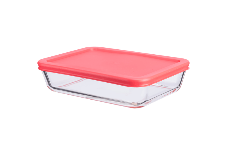 Refractario 700ml Con Tapa 1 Pz