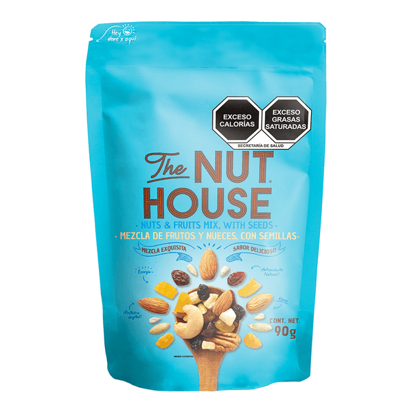 Mezcla De Frutos Y Nueces Con Semillas 90 G