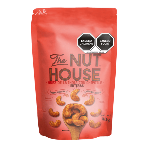 The Nut House Nuez De La India Con Chipotle 90 G