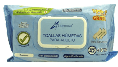 Toallas Húmedas Adulto 1 Pz