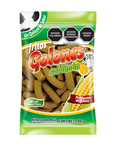 Golones Frituras De Maíz Sal-Limón 200 G