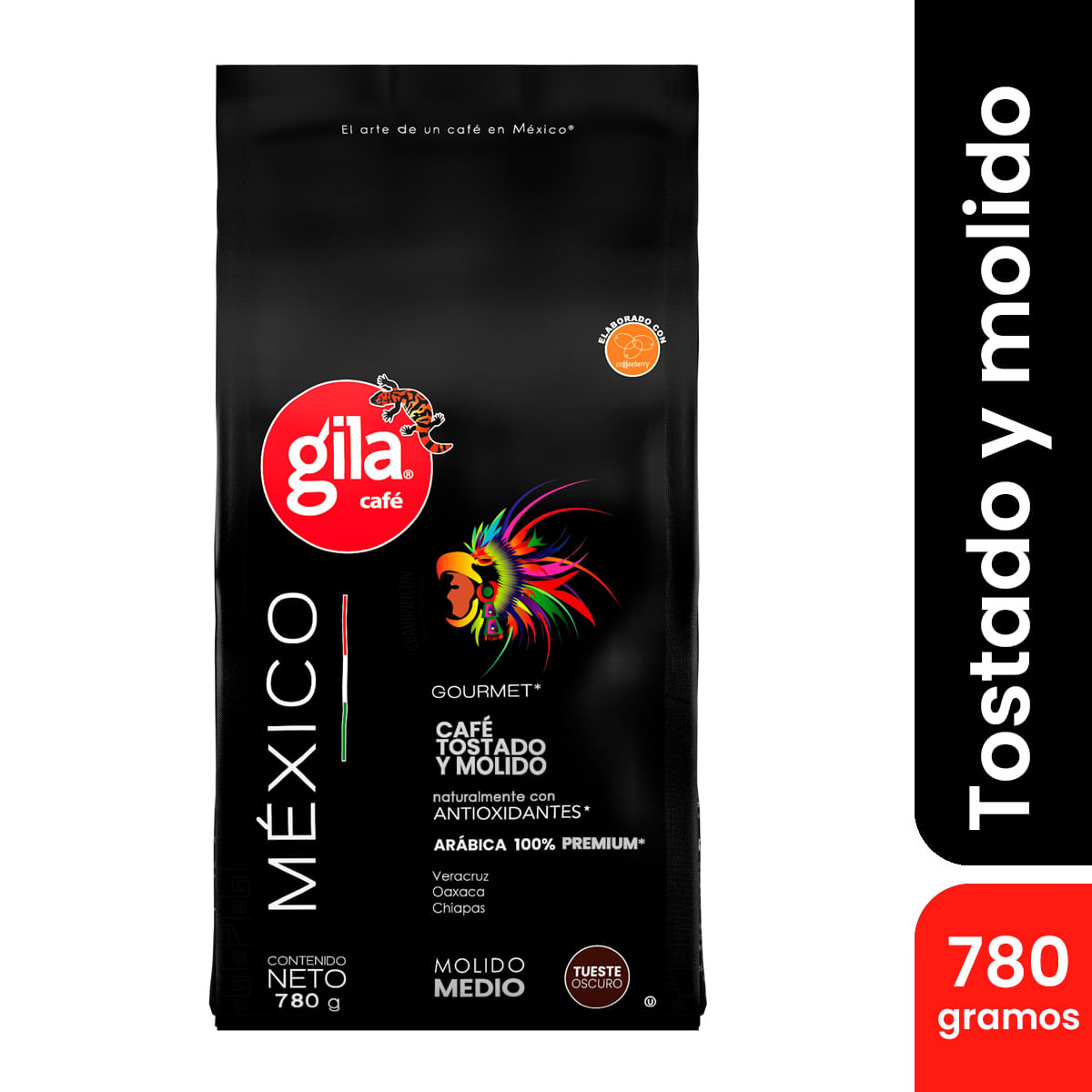 Gila Café México Tostado Y Molido 780 G