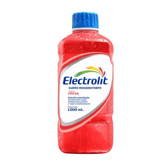 Electrolit Suero Oral Fresa 1 L